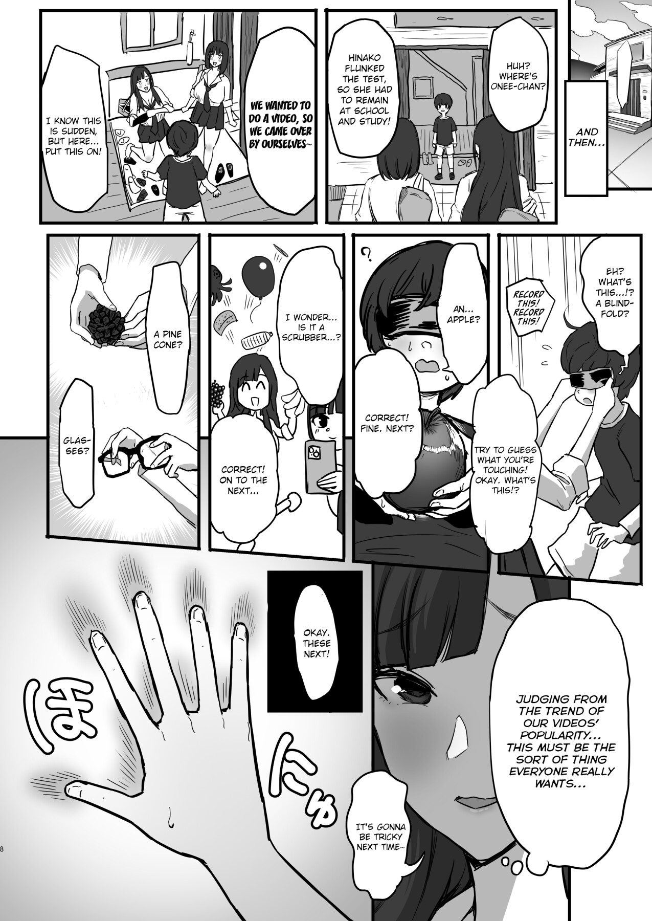 Hentai Manga Comic-The Book where a Kid gets Titfucked a lot by Onee-chan's JK *iktoker Friends.-Read-9